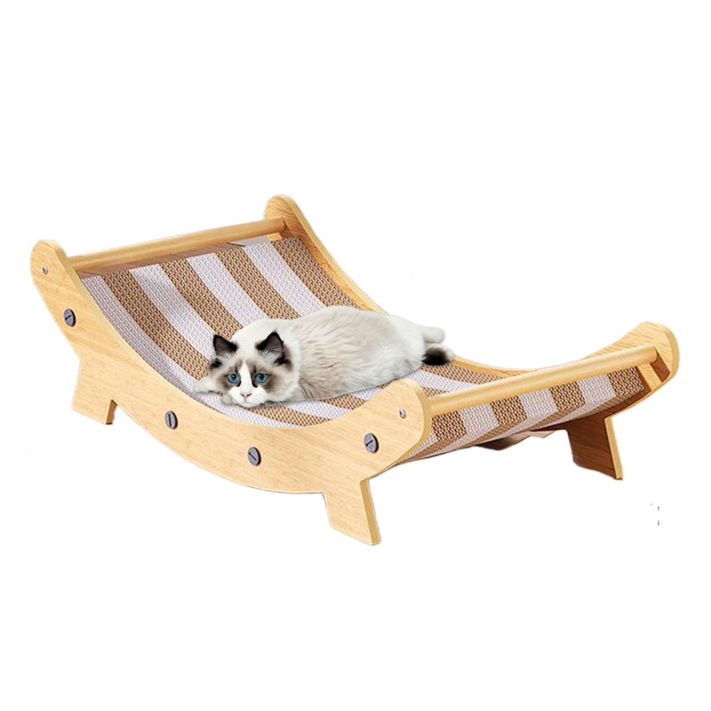 Cat Scratching Chair with Hammock and Lounge Scratcher