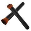 2-Piece Black Flat Foundation Brush Set for Liquid Makeup view 1