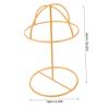 HOUDERCO Gold-Tone Iron Desktop Hat Stand view 2