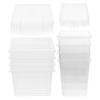 HANABASS 8-Piece Portable Transparent PP Spider Cages with Ventilation and Folding Lids view 1