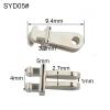 20-Piece Eyeglass Hinge Repair Kit (10 Pairs), Single- and Double-Tooth Hinges (SYD05) view 2