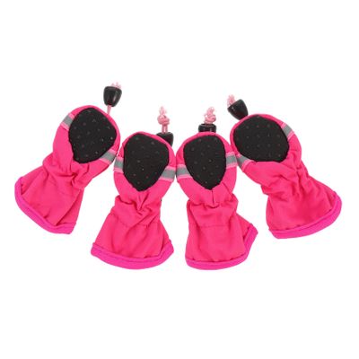 TOYANDONA 4-Pack Non-Slip Dog Shoes for Outdoors