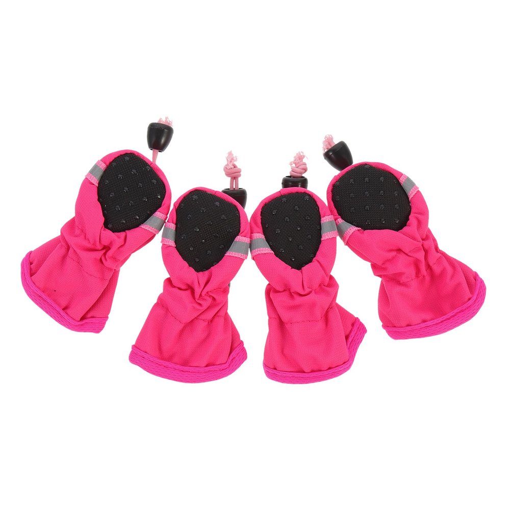 TOYANDONA 4-Pack Non-Slip Dog Shoes for Outdoors