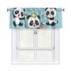 Giant Panda Birthday Party Curtain, 132.1 x 45.7 cm, 1 Panel view 1