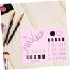 Ipetboom 2-Piece Silicone Nail Practice Mat view 4