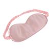 19 Momme Silk Sleep Eye Mask, Pink, for Indoor Use and Camping view 1