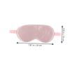 19 Momme Silk Sleep Eye Mask, Pink, for Indoor Use and Camping view 2