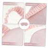 19 Momme Silk Sleep Eye Mask, Pink, for Indoor Use and Camping view 3