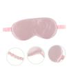 19 Momme Silk Sleep Eye Mask, Pink, for Indoor Use and Camping view 4