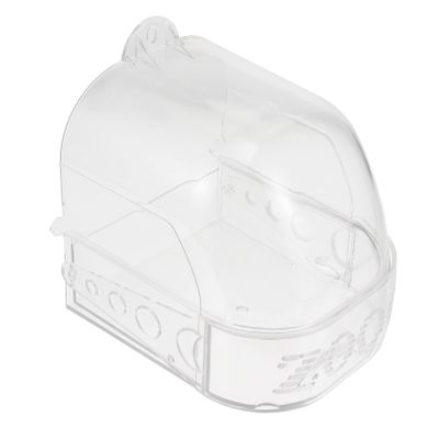 Milisten Hanging Bird Bath, Plastic Shower Box for Parrots, Parakeets, and Sparrows
