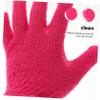 SHERCHPRY 14-Piece Exfoliating Bath Gloves for Body Scrubbing and Showering, Back Massage Gloves, Yellow/White/Purple/Green, Random Color view 3