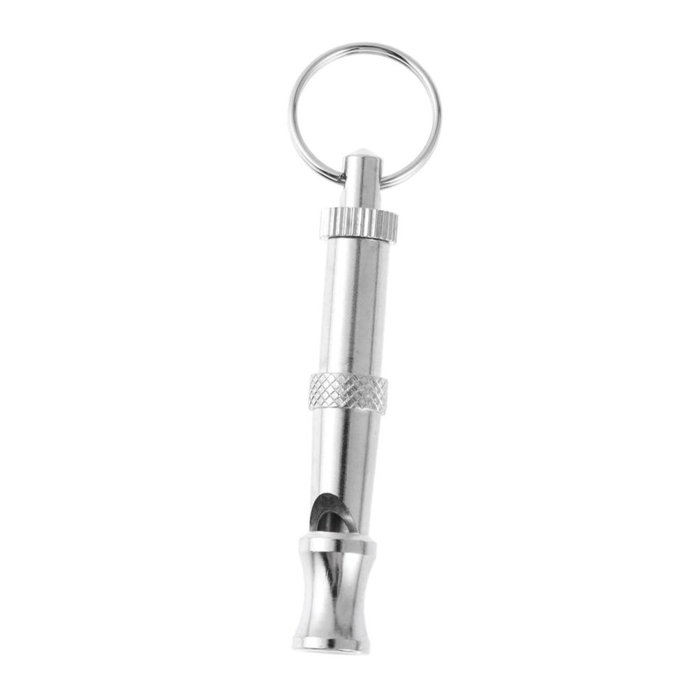 Dog Training Whistle with Clear Sound, Portable, Hands-Free, Silver
