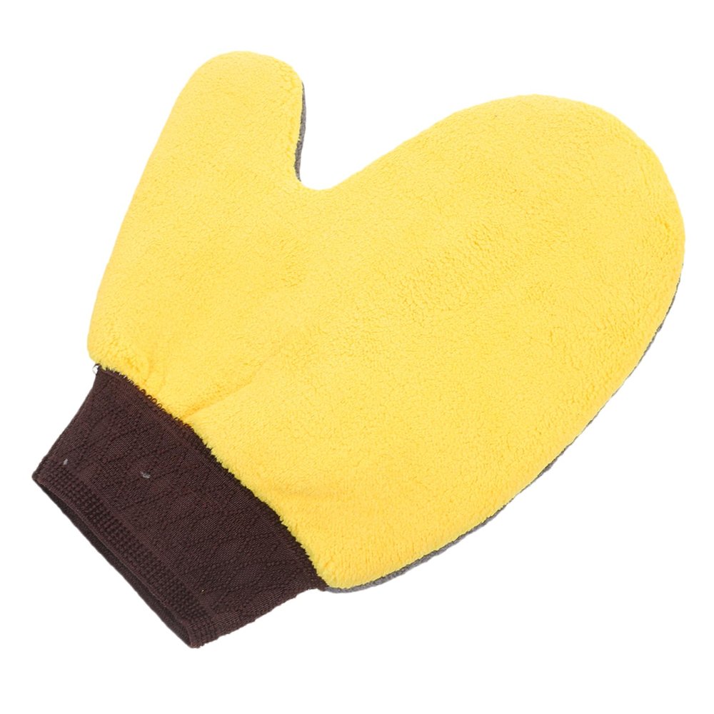 Coral Fleece Car Wash Mitt for Gentle Cleaning