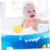 4-Piece Round Shower Sponge Set for Shower and Bath view 2