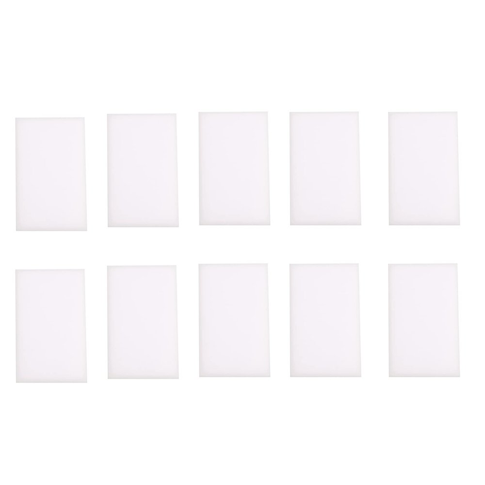 Magic Melamine Sponge Cleaner, 1,000 Pieces, White, 10 x 6 x 2 cm, Eco-Friendly Cleaning Pads for Stains, Grease, and Dirt