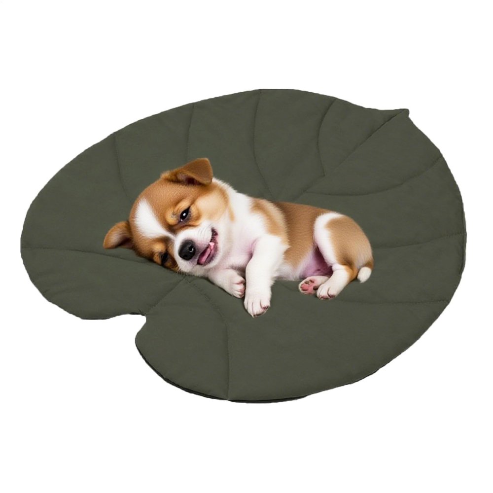 ccuzs Waterproof Leaf-Shaped Thermal Pet Mat for Cats