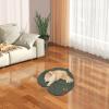 ccuzs Waterproof Leaf-Shaped Thermal Pet Mat for Cats view 2