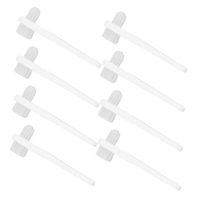 SECFOU 8-Piece Denture Brushes with Comfortable Handles and Double-Sided Cleaning for Denture Care