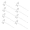 SECFOU 8-Piece Denture Brushes with Comfortable Handles and Double-Sided Cleaning for Denture Care view 1