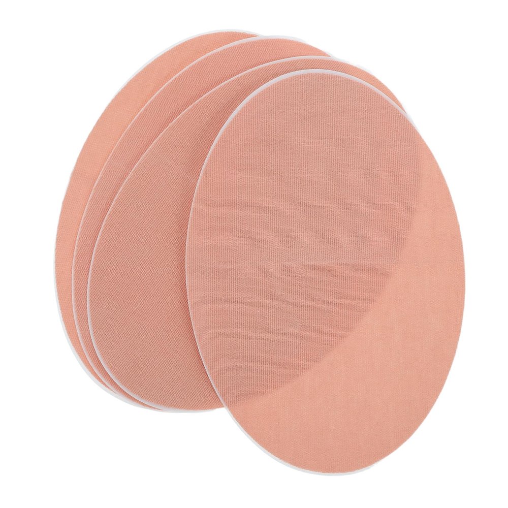 4 Self-Adhesive Beige Fabric Thigh Chafing Pads