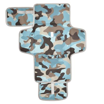 Reusable Baby Changing Pad with Tissue Pocket, Portable Changing Mat