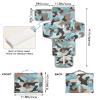 Reusable Baby Changing Pad with Tissue Pocket, Portable Changing Mat view 4