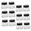 LIFKOME 12-Piece Glass Cream Containers, Refillable Cosmetic Jars view 1