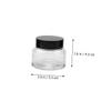 LIFKOME 12-Piece Glass Cream Containers, Refillable Cosmetic Jars view 2