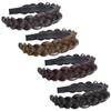 TOGEVAL 4-Piece Braided Headbands with Wig Braid view 1