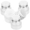 NULYLU 4-Piece Empty Lotion Containers with Press Pumps for Face Creams, Travel Cosmetics, Skincare and More view 1