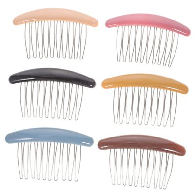 NULYLU 6-Piece Decorative Hair Combs for Women with Wide Teeth