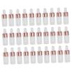 BAZEITFLOW 30-Piece Clear Glass Dropper Bottles for Essential Oils view 1