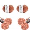 6 Copper Scouring Pads for Pot and Pan Cleaning view 1