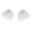 2 x Ceramic Reptile Feeders, White, Size M view 1