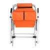 Mermajestic Foldable Stair Chair with 2 Wheels, Safety Belts and Adjustable Handles, 350 lb Capacity view 3