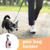 Pet Poop Bag Holder with Carabiner Clip view 4