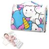 Reusable Baby Diaper Changing Pad with Cartoon Unicorns, Pocket, and Built-In Pillow view 2