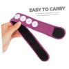 Portable Acupressure Headband for Fitness and Yoga, Purple, ABS/Polyester view 4