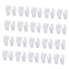 Gatuida Washable White Cotton Gloves, 16 Pairs, Elastic Jewelry and Watch Inspection Gloves view 1