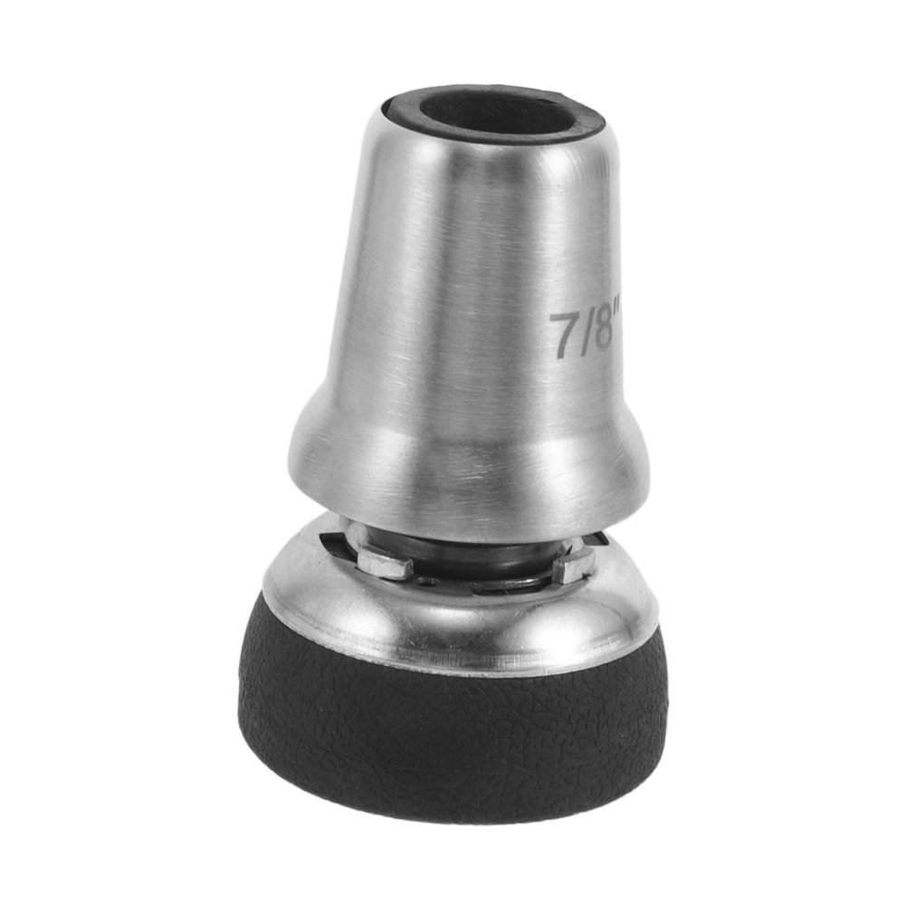Universal Crutch Tip with Joint, Rubber and Stainless Steel