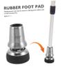 Universal Crutch Tip with Joint, Rubber and Stainless Steel view 3