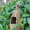 WOONEKY Grass Weave Birdhouse 10x10x25cm view 2