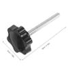 M6 Star Knob Screws for Rollator Replacement, 1 Set, Black view 2