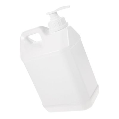 3L Plastic Pump Bottle with Screw Cap for Soap and Fabric Softener