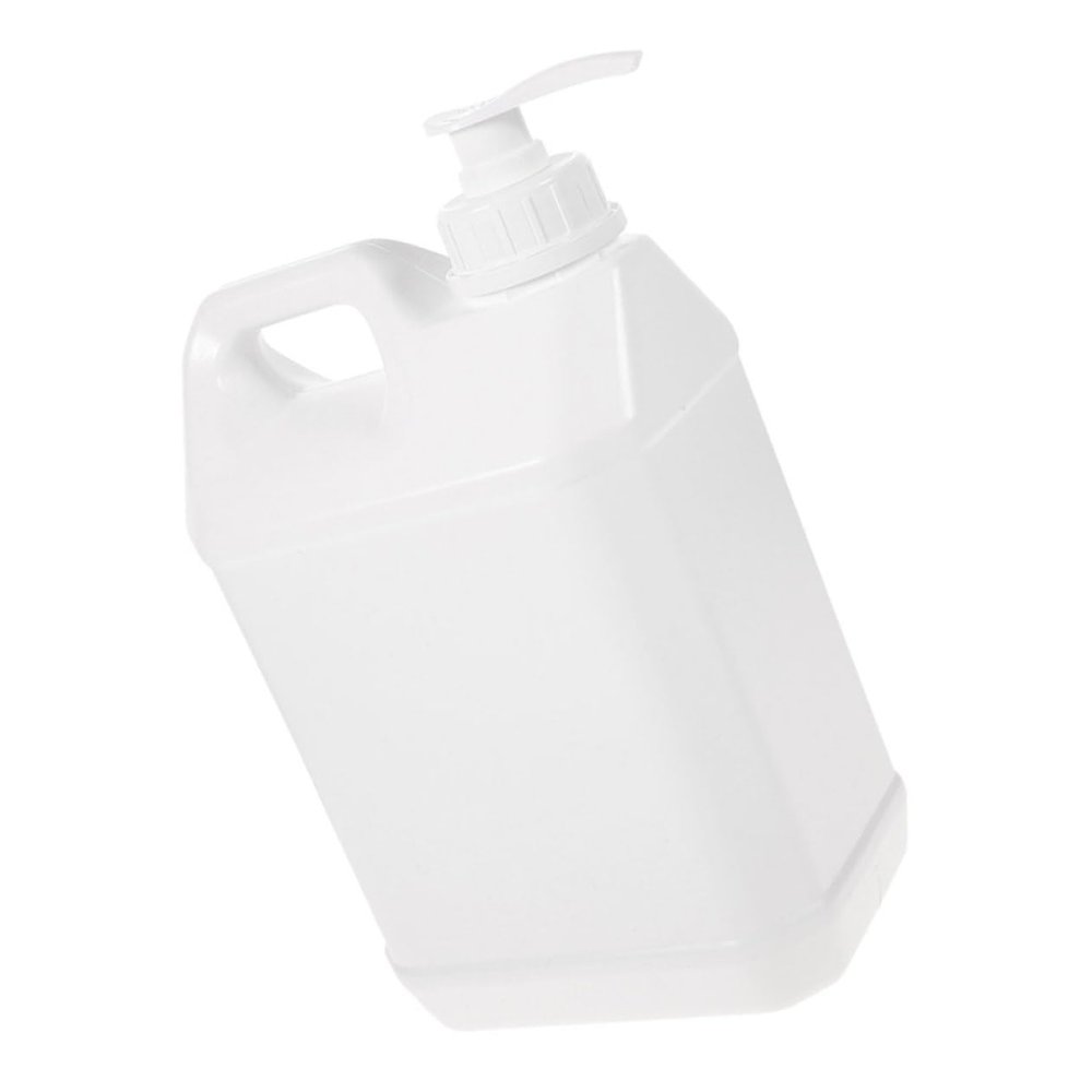 3L Plastic Pump Bottle with Screw Cap for Soap and Fabric Softener