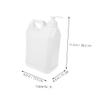 3L Plastic Pump Bottle with Screw Cap for Soap and Fabric Softener view 2