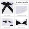 6-Piece Maid Lingerie Set for Women, Cosplay V Outfit with Choker, Skirt and G-String view 2