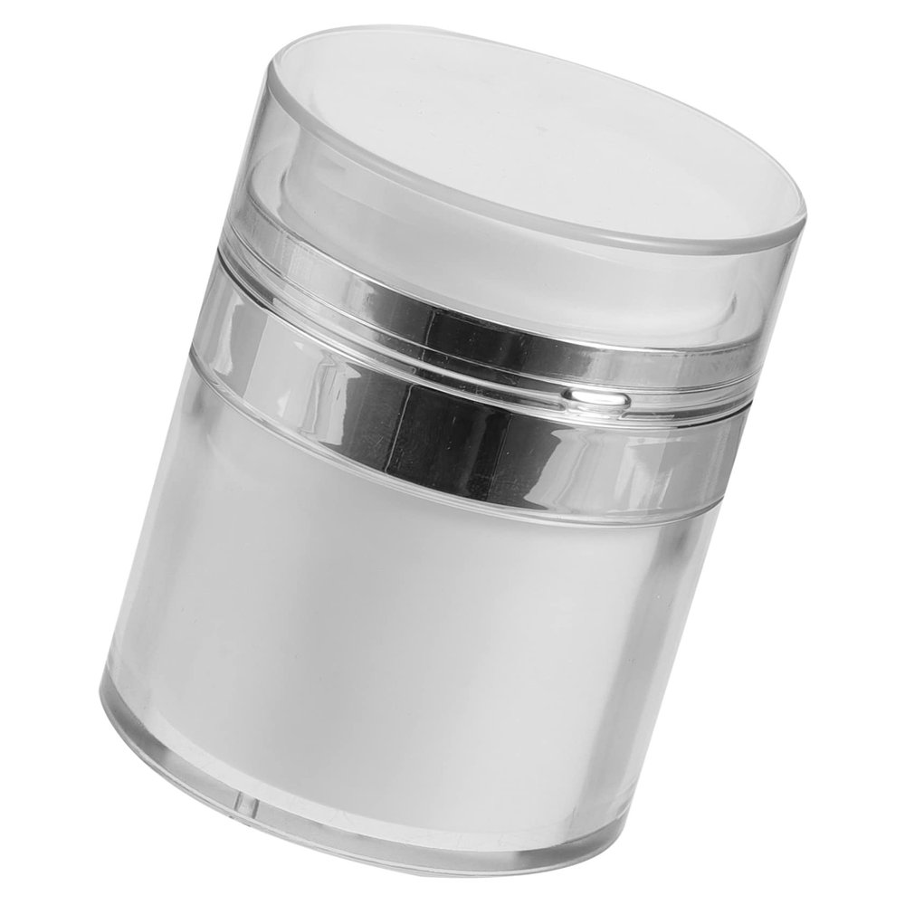 LRXIYODE 50 ml Refillable Airless Travel Lotion Dispenser