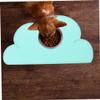 Toyvian 4-Piece Cloud-Shaped Non-Slip Pet Bowl Mats for Dogs and Cats view 3
