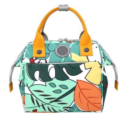 VANZACK Diaper Backpack for Mothers with Compartments, Green, Oxford Fabric